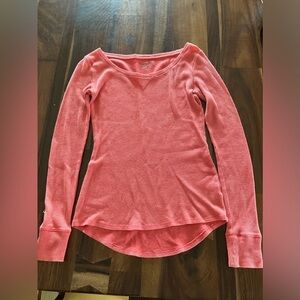 Women’s waffle knot long sleeve T